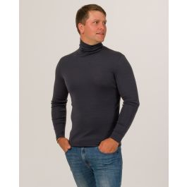 Noble Wilde Merino Men's Roll Neck Top - New Zealand Nature