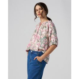 Madly Sweetly Petals Please Luxe Linen Blouse - New Zealand Nature