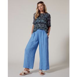 Loobies Story Chianti Luxe Linen Pant - New Zealand Nature