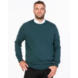 Men's Lightweight Cotton Merino Crew Sweater - New Zealand Nature