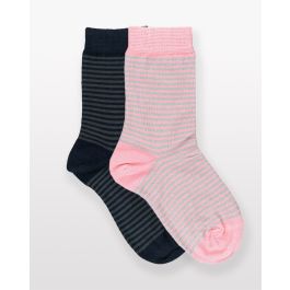 Childrens Striped Bamboo Socks - New Zealand Nature