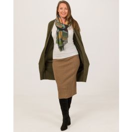 Native World Possum Merino Ribbed Skirt - New Zealand Nature