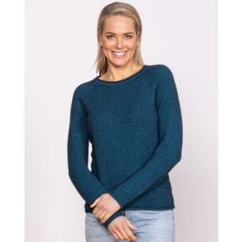 Noble Wilde Possum Merino Raglan Crew Sweater - New Zealand Nature