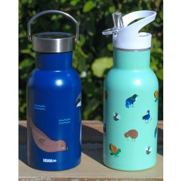 Homewares: Children's Stainless Steel Drink Bottle - New Zealand Nature