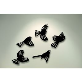 Flying Fantails Wall Art Set - New Zealand Nature