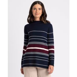 Royal Merino Striped Sweater - New Zealand Nature