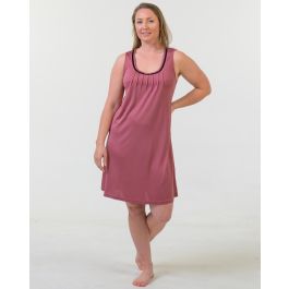 Silk Pleated Nightie - New Zealand Nature