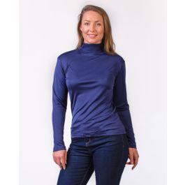 Women's Silk Turtleneck - New Zealand Nature