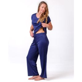 Homewares: Silk PJ Separates Full Length Pants - New Zealand Nature