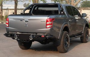 Rear Bars: MCC Jack 022-03 Rear Bar for Mitsubishi Triton MQ 2015 - 2018