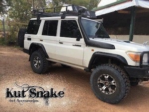 Kut Snake Flares for Toyota Landcruiser 70 & 76 Series