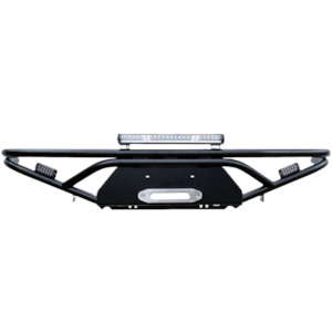 Mitsubishi: THJ Paru Winch Compatible Bull Bar to suit Mitsubishi Triton / Challenger 1996 - 2004