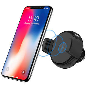 Internet only: Air Outlet Mobile Phone Fast Charge Holder For iPhone Car Charging Wireless Charger Stand