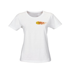 NZ Petrolhead Womens V-Neck White