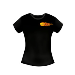 NZ Petrolhead Womens V-Neck Black