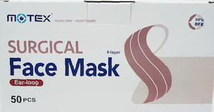 Products: Motex Surgical Face Mask 4-Layer, Level 3 50