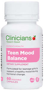 Products: Clinicians Teen Mood Balance Capsules 60