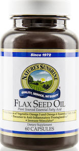 Products: Nature's Sunshine Flax Seed Oil Capsules 60