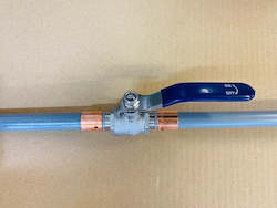 [B312] inline ball valve 15mm (copper sleeve)