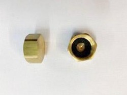 [220] Brass Female End Cap