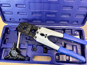 Plumbing goods wholesaling: [879] Pex crimping tool 16mm + 20mm (Reamer included)