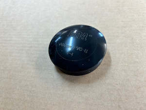 Plumbing goods wholesaling: [D975] 80mm downpipe end cap - black