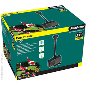 Pond Pumps: Pond One Pondmaster MK II 1800PH 1800l/hr 1.9m