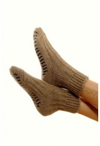 Possum Merino Slipper Socks