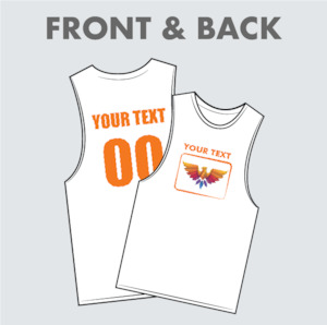 Mens Tank Front and Back