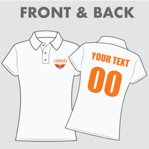 Women’s Polo Front and Back