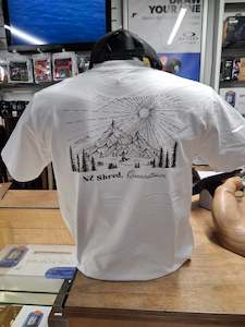 Sports goods manufacturing: NZ Shred Artist Collab T-Shirts