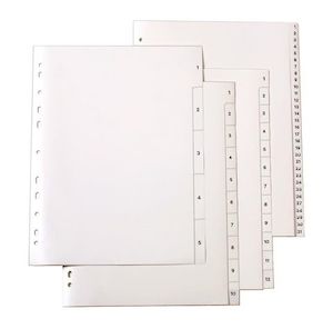 1-10 PVC Dividers