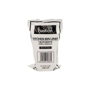 Bin Liners White 18 Litre, Ro