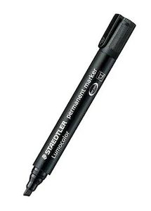 Staedtler Permanent Marker Chisel, (black)