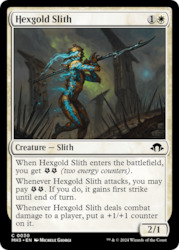 Hexgold Slith [Modern Horizons 3]