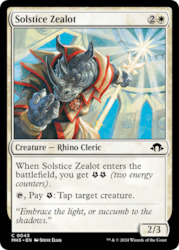 Game: Solstice Zealot [Modern Horizons 3]