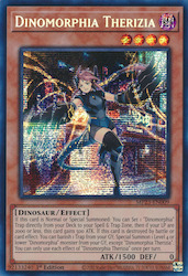 Game: Dinomorphia Therizia [MP23-EN009] Prismatic Secret Rare