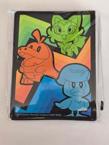 Pokémon cards sleeves . Sprigatio, Fuecoco & Quaxly