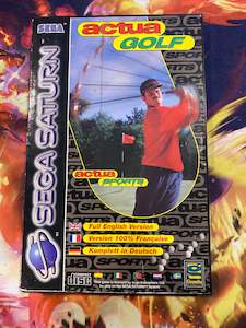 Sega Saturn. Actua golf