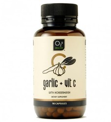 Health supplement: Garlic horseradish vitamin c 90s