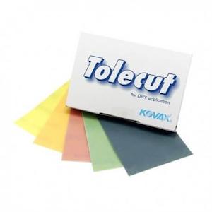 Tolecut KOVAX Sandpapers  Sheets 70x114mm Imperfection Removal