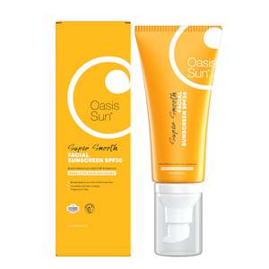 Cosmetic: Oasis Sun Super Smooth Facial Sunscreen SPF30 50ml