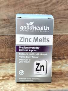 Zinc Melts by Good Health 60 Tablets