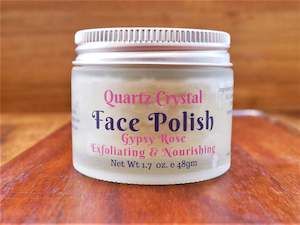 Quartz Crystal Face Polish in Gypsy Rosa