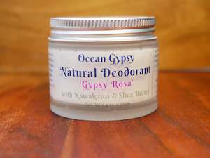 Gypsy Rosa Scented Natural Deodorant Arm Balm infused with Kawakawa Oil