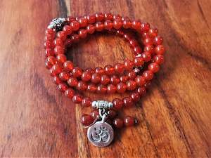 Womenswear: Carnelian Mala Beads