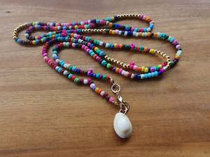 Seed Bead Surfer Necklace