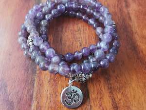 Amethyst Mala Beads