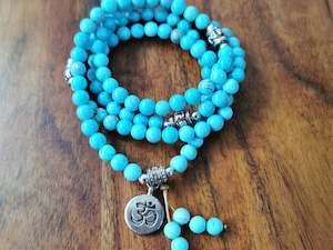 Turquoise Howlite Mala Beads