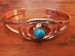 Beautiful Turquoise Copper Bracelet ON SALE!